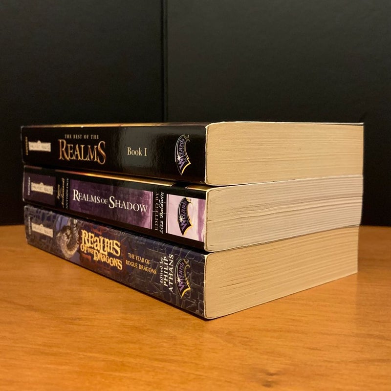 Forgotten Realms: Anthology Set: The Best of the Realms I, Realms of Shadow, Realms of the Dragons