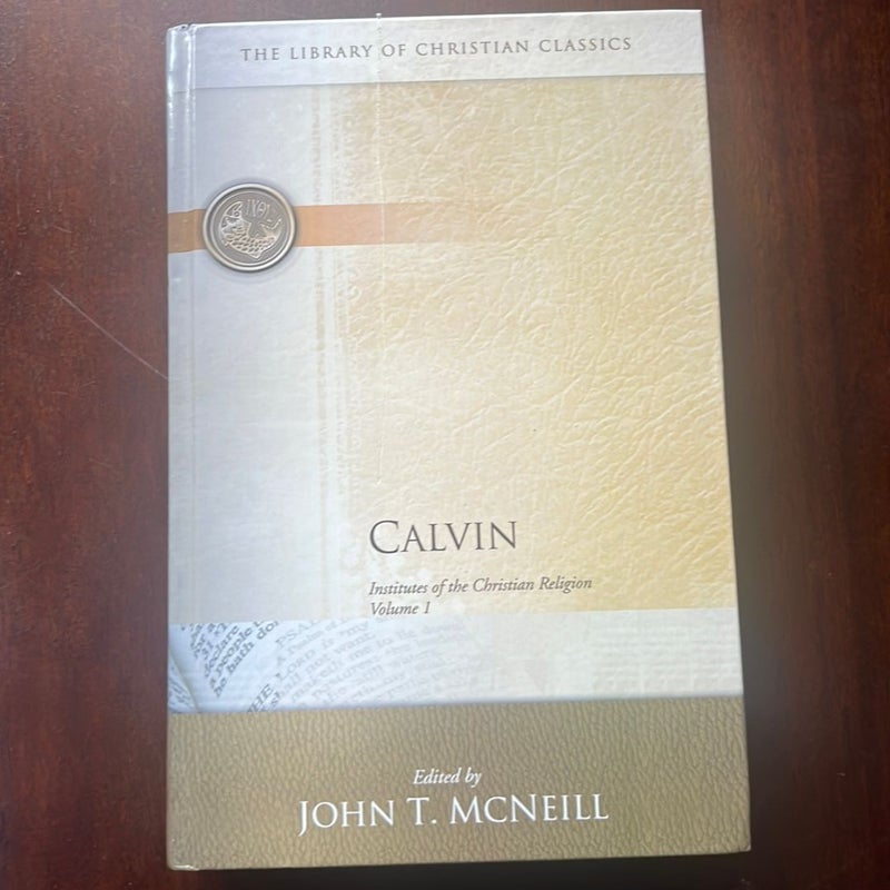 Calvin Institutes Vol 1