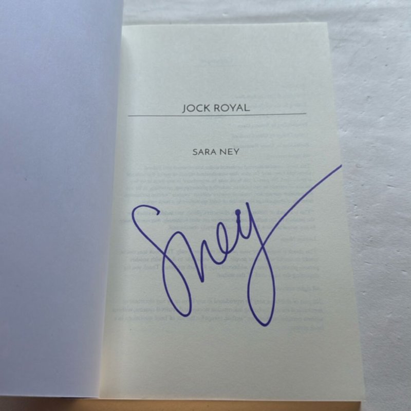 Jock Royal - signed