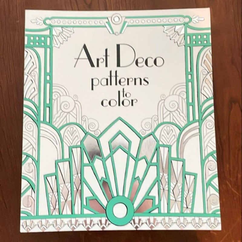 Art Deco Patterns to Color