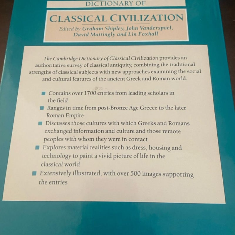 The Cambridge Dictionary of Classical Civilization