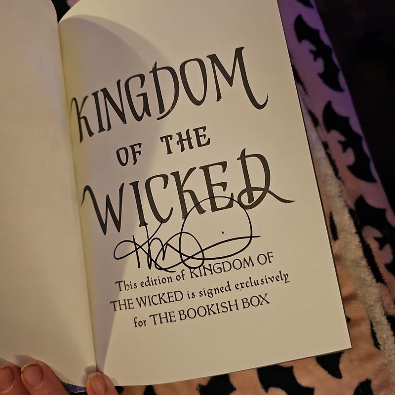Kingdom of the Wicked - Bookish Box signed edition