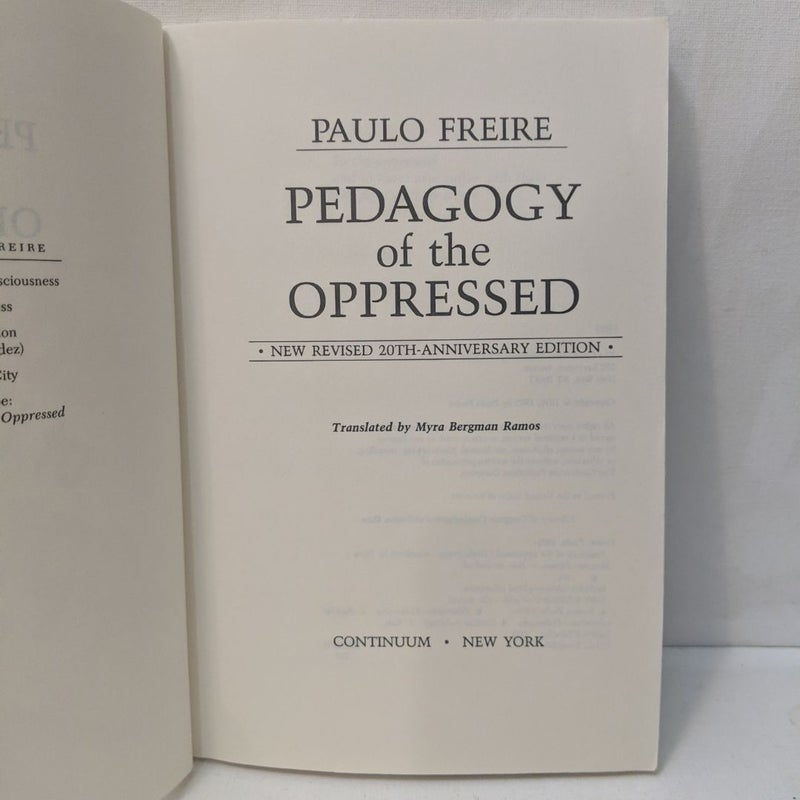 Pedagogy of the Oppressed