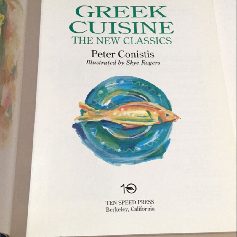 Greek Cuisine - the New Classics