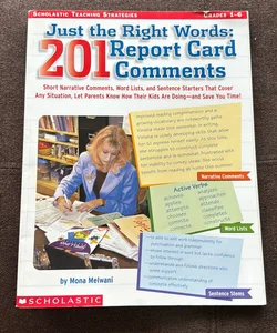 201 Report Card Comments