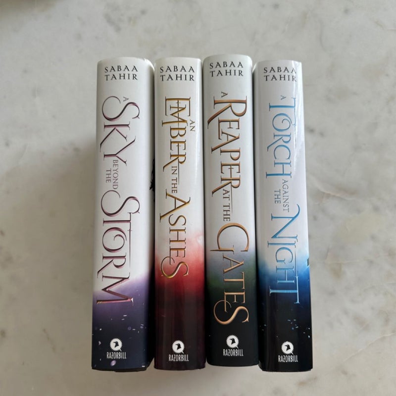 An Ember in the Ashes - 4 Books (one signed) 