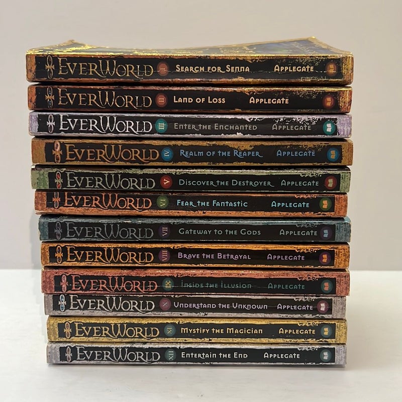 EverWorld (COMPLETE -12 Book, 1ST Printing 1999-2001) Series 