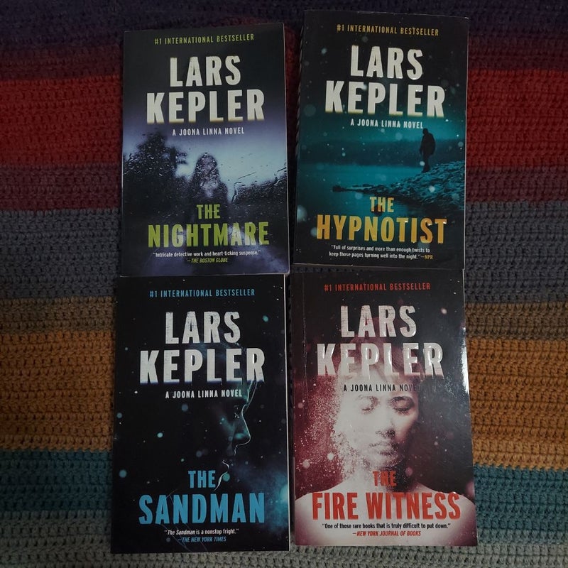 Joona Linna Books #1-4 (The Hypnotist, The Nightmare, The Fire Witness, The Sandman)