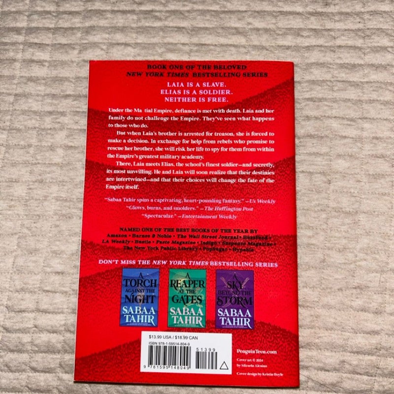 An Ember in the Ashes (Barnes and noble edition)