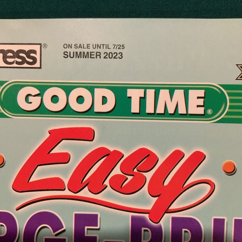 Good Time Easy Large-Print Crosswords