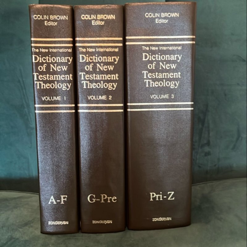 New International Dictionary of New Testament Theology