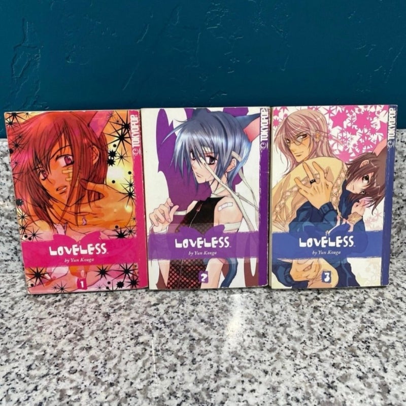 Loveless Manga Volumes 1-3