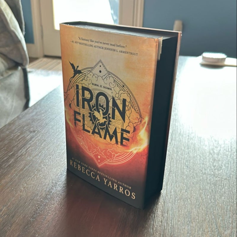 Iron Flame First Edition Sprayed Edges