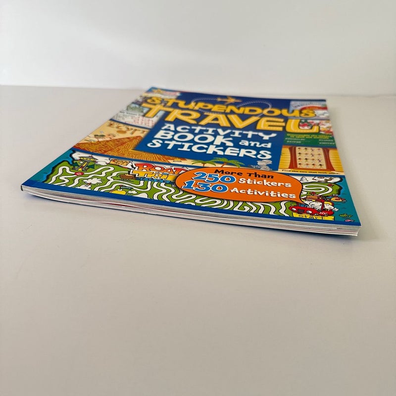 Active Minds Stupendous Travel Activity Book and Stickers