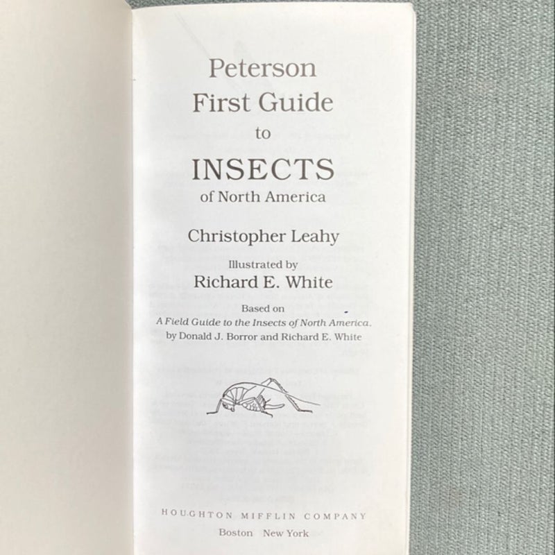 Peterson First Guide to Insects of North America