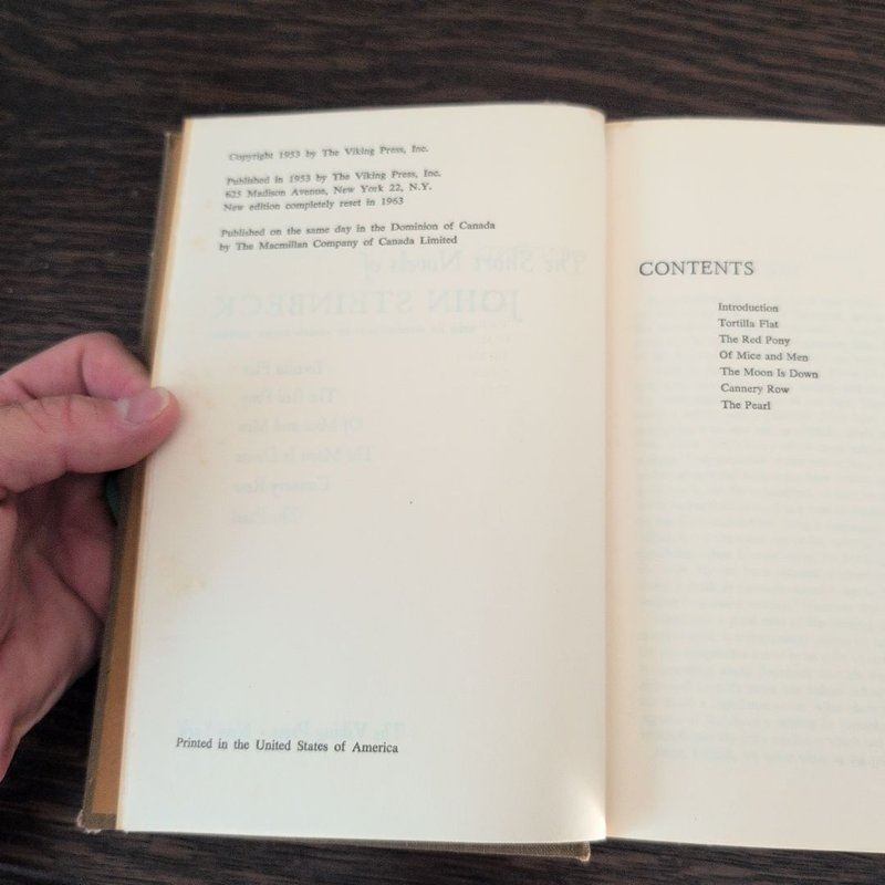 The Short Novels of John Steinbeck