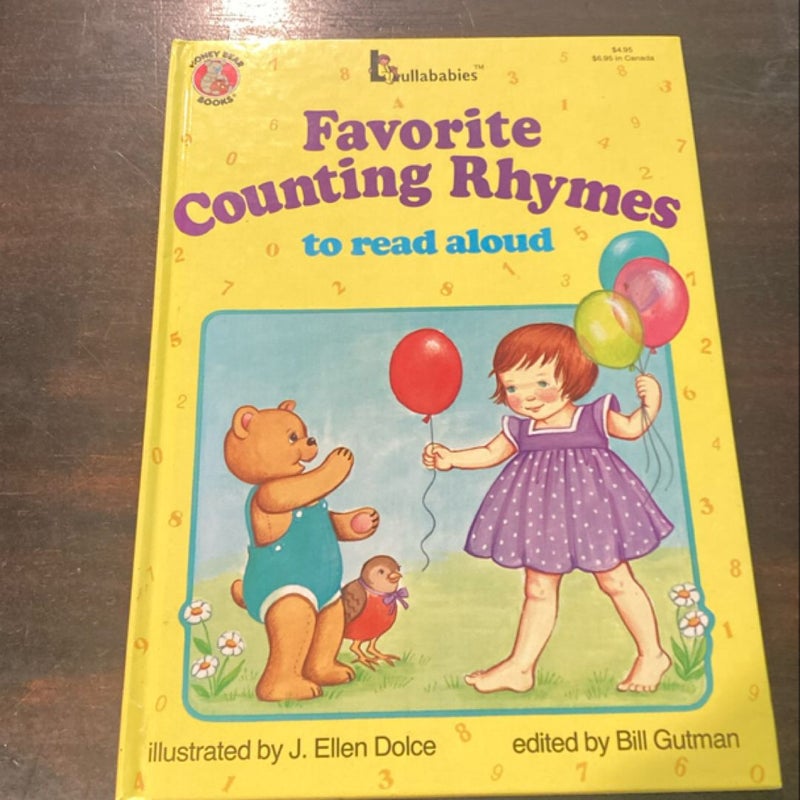 Favorite Counting Rhymes to read aloud