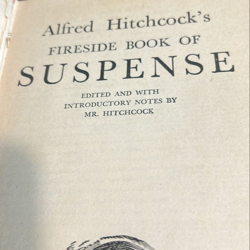 Alfred Hitchcock’s Fireside of suspense first edition 