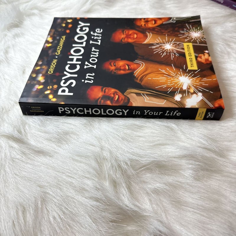 Psychology in Your Life, 3rd Edition + Reg Card for Ebook + Inquizitive