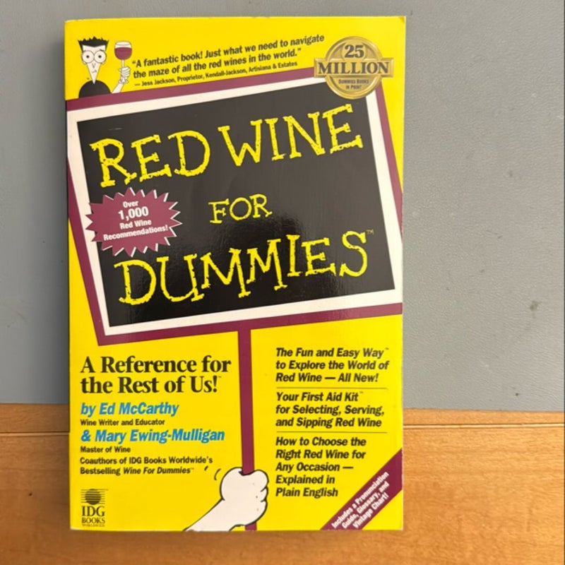 Red Wine for Dummies