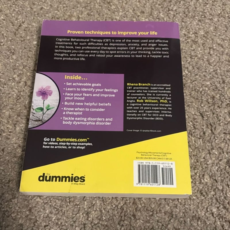 Cognitive Behavioural Therapy for Dummies