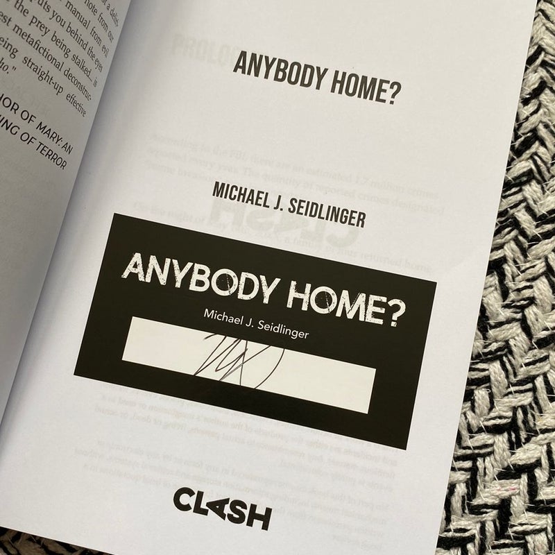 Anybody Home? (with signed bookplate) 