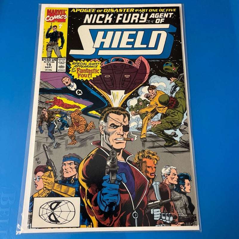 Nick Fury Agent Of Shield #15-#19 (1990 Marvel) 5 parts 