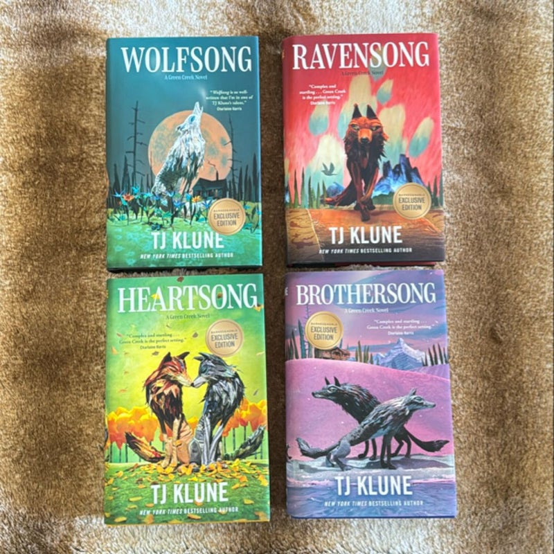 Wolfsong, Ravensong, Heartsong and Brothersong BUNDLE! *Barnes and Noble Exclusive Editions* 