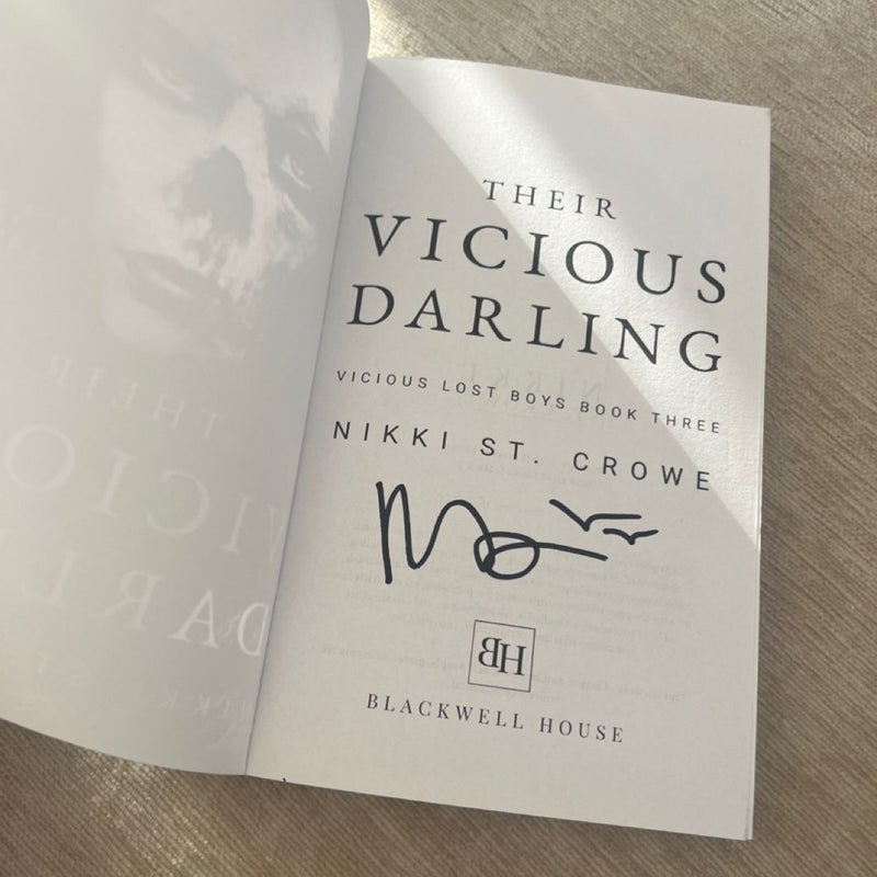 SIGNED Vicious lost boys by Nikki St. Crowe