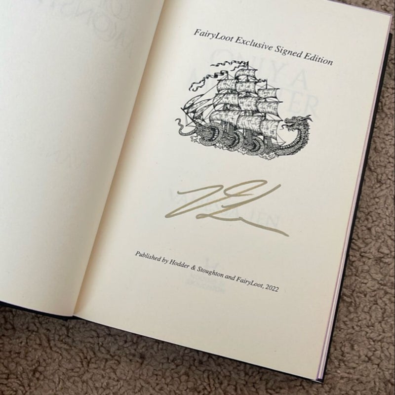 Only a Monster (Signed Fairyloot Edition)