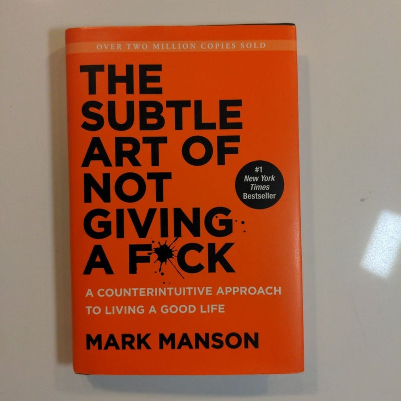 The Subtle Art of Not Giving a F*ck *FIRST EDITION*