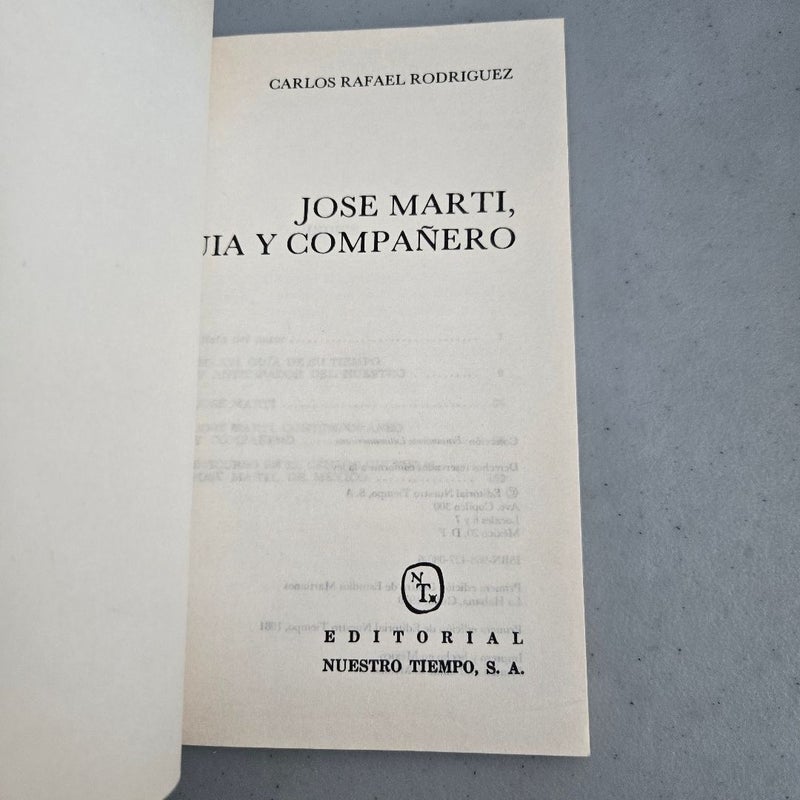 Jose Marti Guia y Compañero