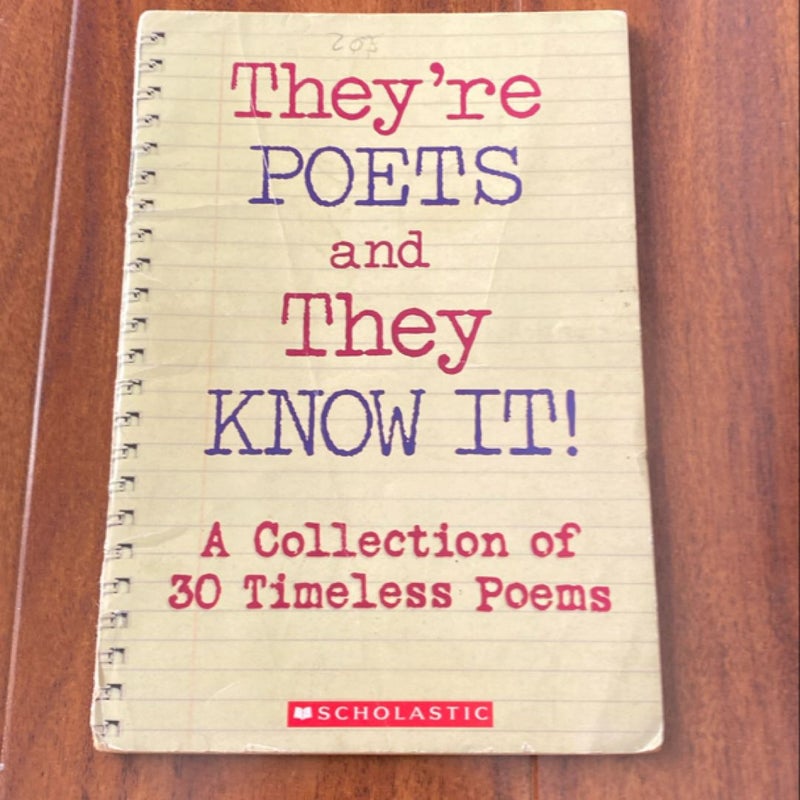 They're Poets and They Know It!