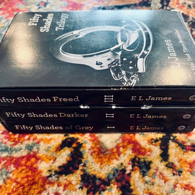 Fifty Shades of Grey / Fifty Shades Darker / Fifty Freed Trilogy  Complete Set