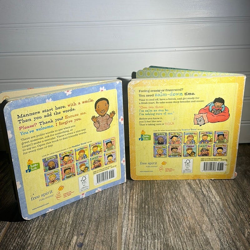 Manners Time & Calm-Down Time Book Bundle