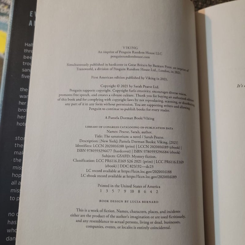 The Sanatorium (2021 First Edition)