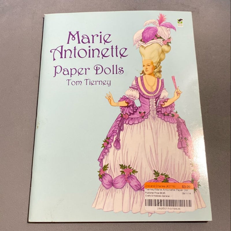 Marie Antoinette Paper Dolls