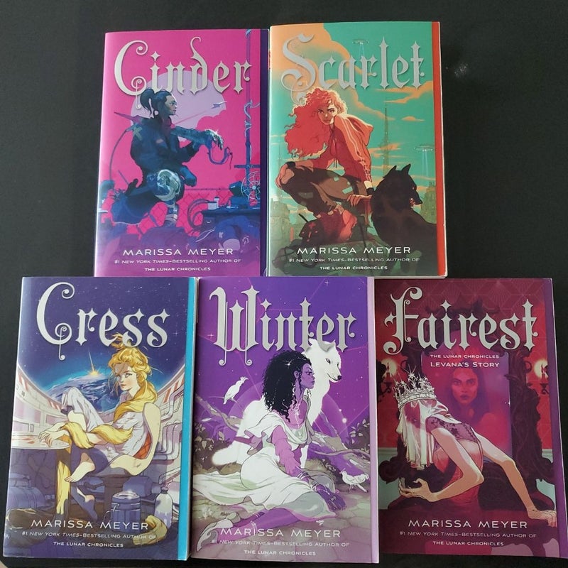 Cinder, Scarlet, Cress, Winter, Fairest