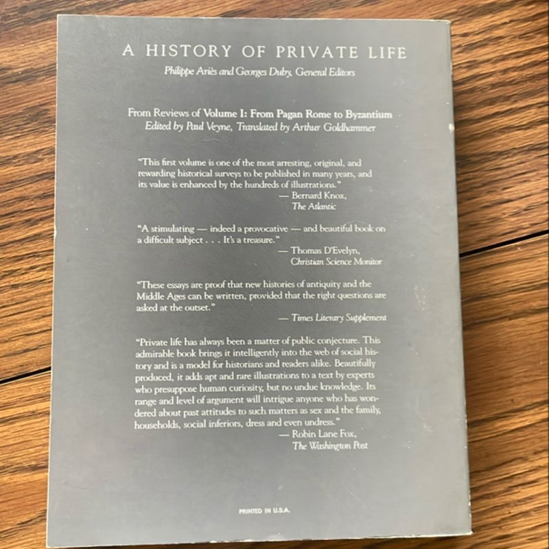 A History of Private Life