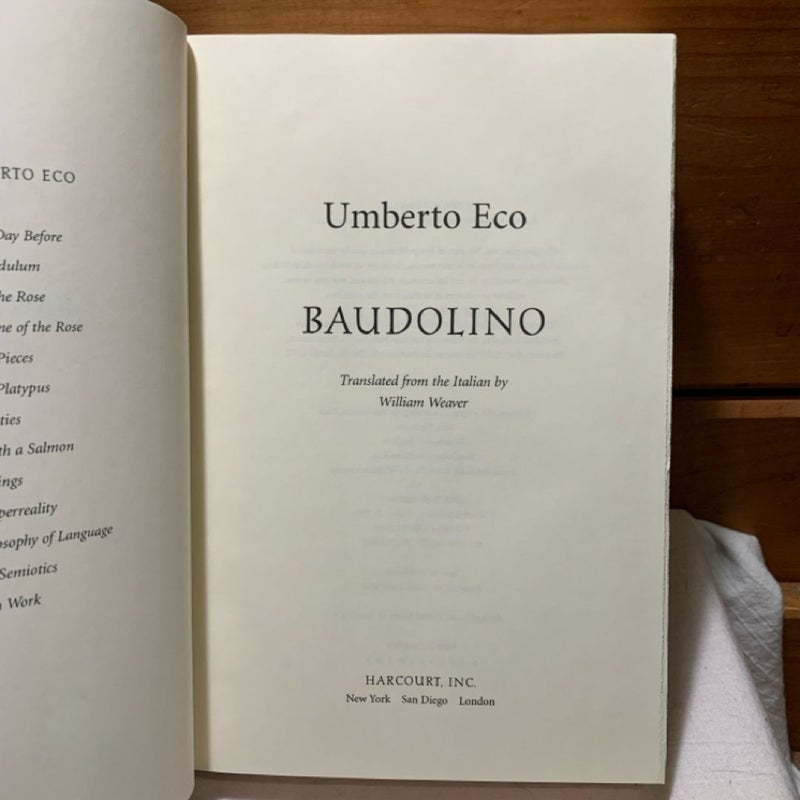 Baudolino (1st ed.)