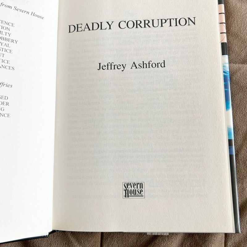 Deadly Corruption  Ex Lib 3695