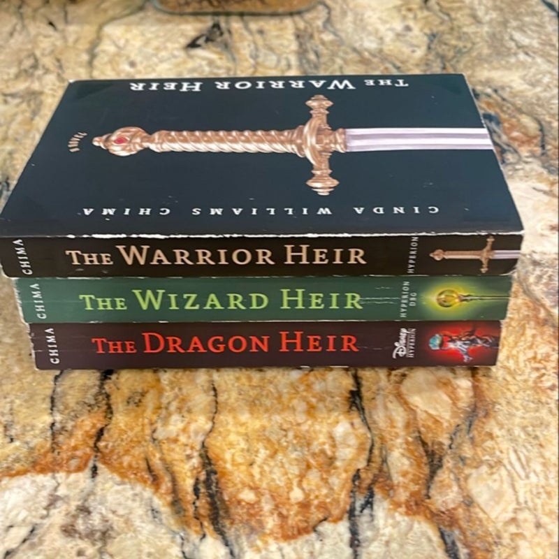 The Warrior Heir, The Wizard Heir and The Dragon Heir