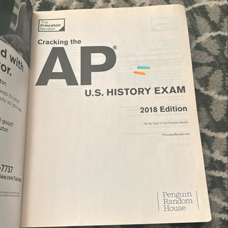 Cracking the AP U. S. History Exam, 2018 Edition