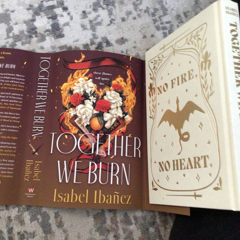 SIGNED bookish box together we burn