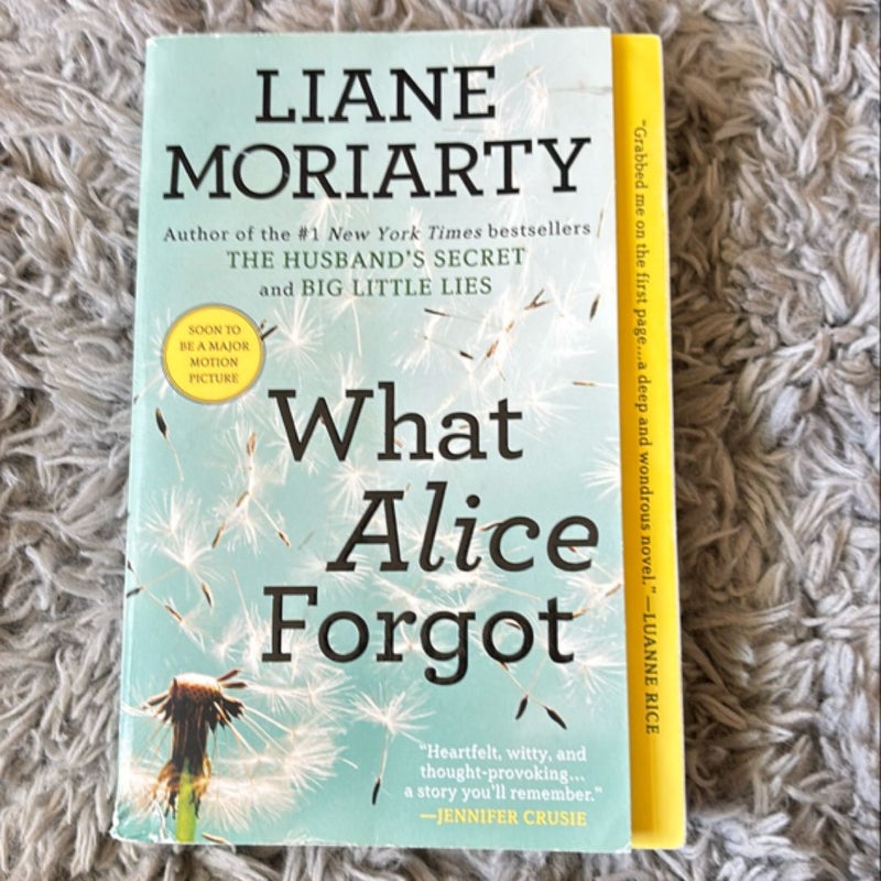 What Alice Forgot