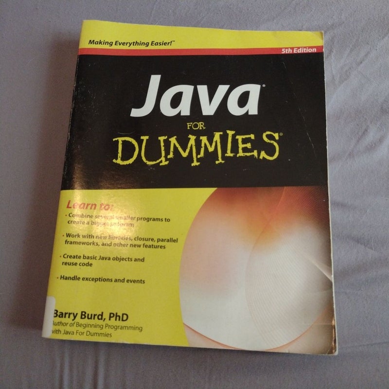 Java for Dummies