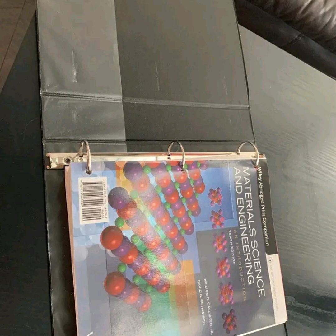 Materials science and engineering by william d callister
