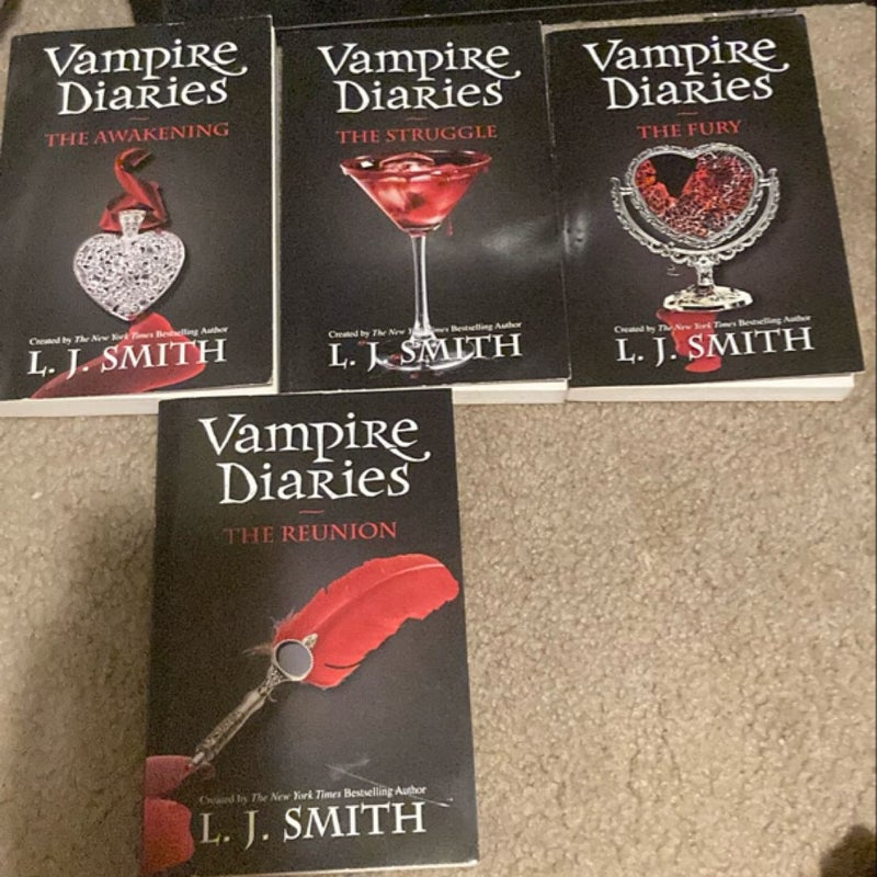 Vampire Diaires 1-4 series 