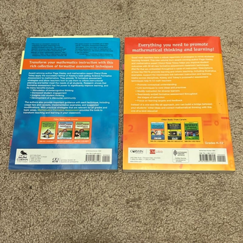 Mathematics Formative Assessment, Volume 1