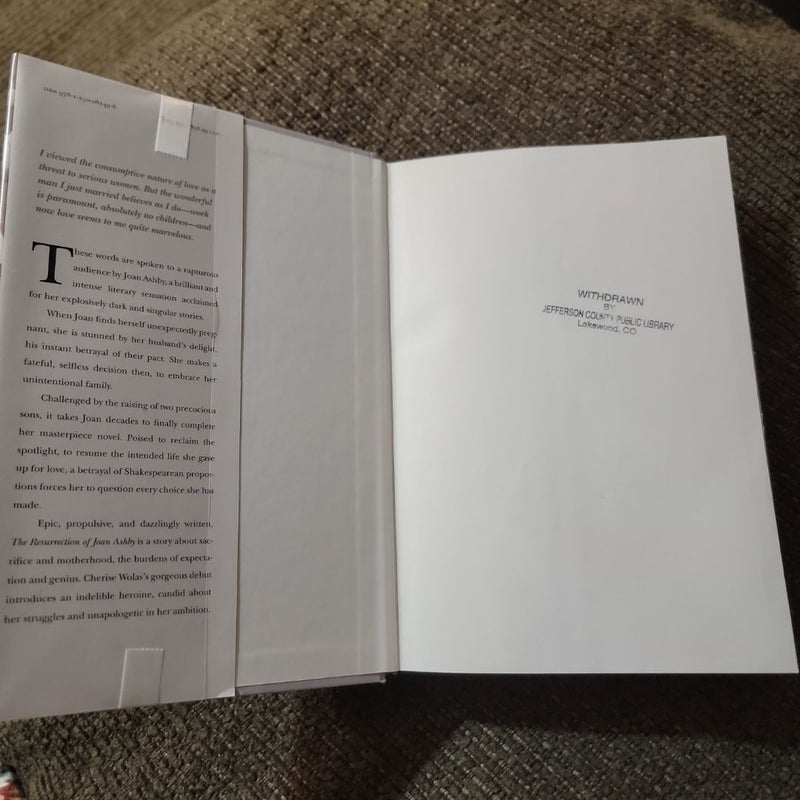 The Resurrection of Joan Ashby (Library Copy)(2017 First Edition)